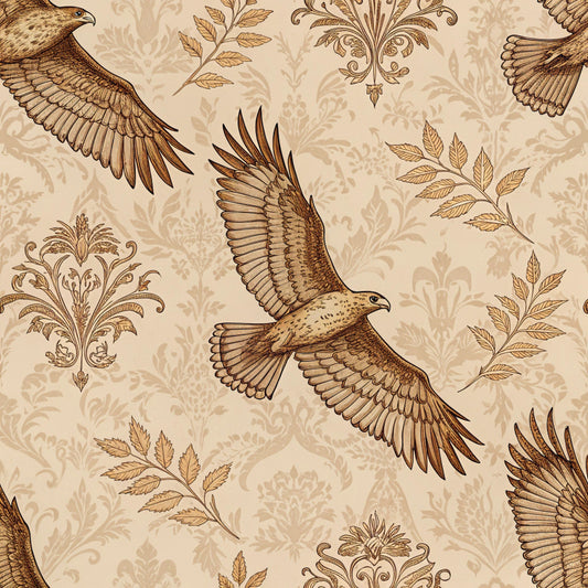 Birds of Prey Pattern 19 Quilting Cotton Fabric