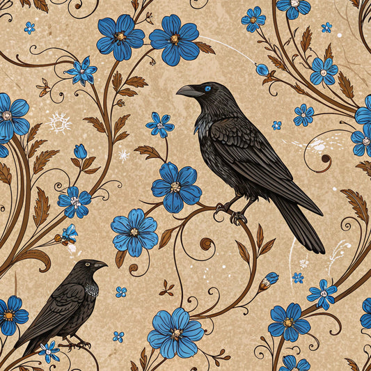 Birds of Prey Pattern 2 Quilting Cotton Fabric