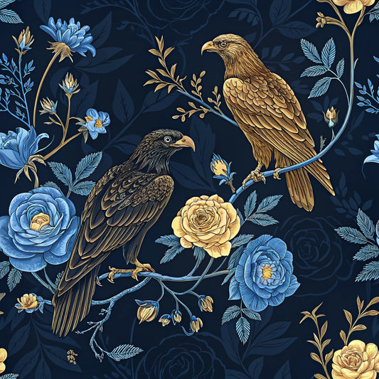 Birds of Prey Pattern 26 Quilting Cotton Fabric