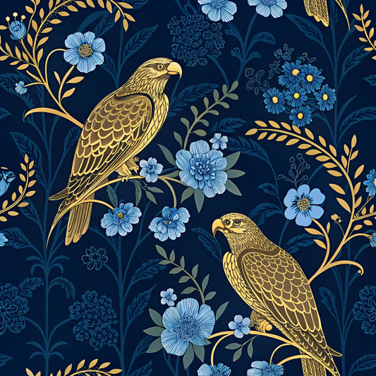 Birds of Prey Pattern 30 Quilting Cotton Fabric