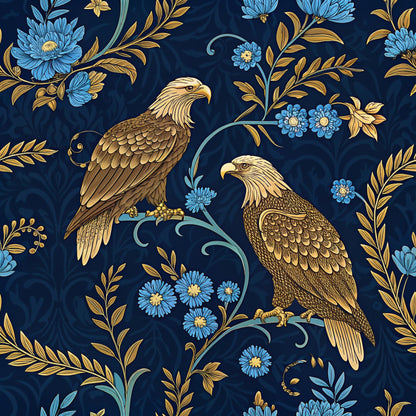 Birds of Prey Pattern 5 Quilting Cotton Fabric