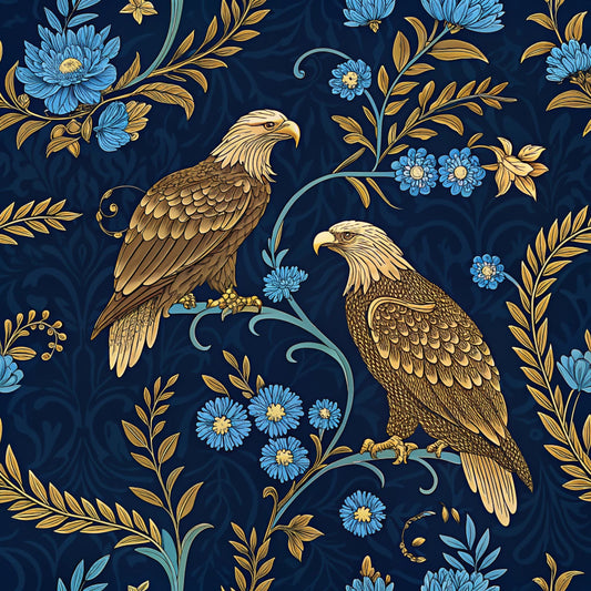 Birds of Prey Pattern 5 Quilting Cotton Fabric