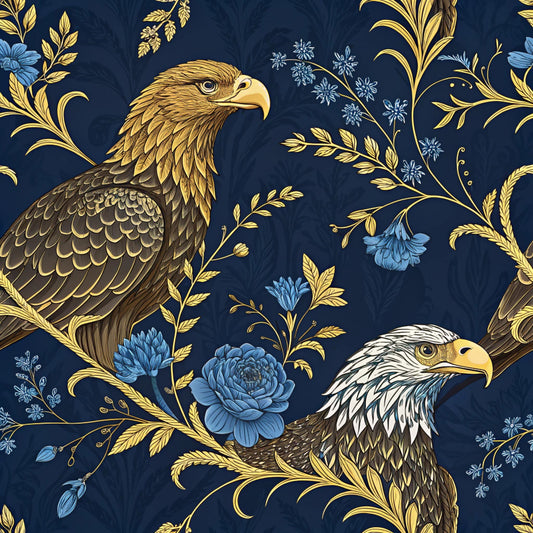 Birds of Prey Pattern 6 Quilting Cotton Fabric