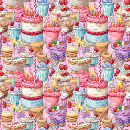 Birthday Bash Pattern 1 Quilting Cotton Fabric