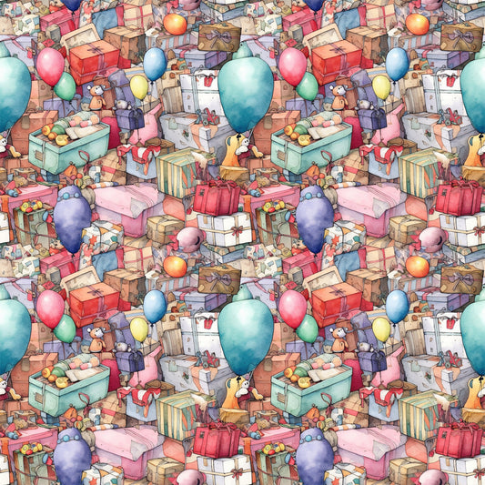 Birthday Bash Pattern 12 Quilting Cotton Fabric