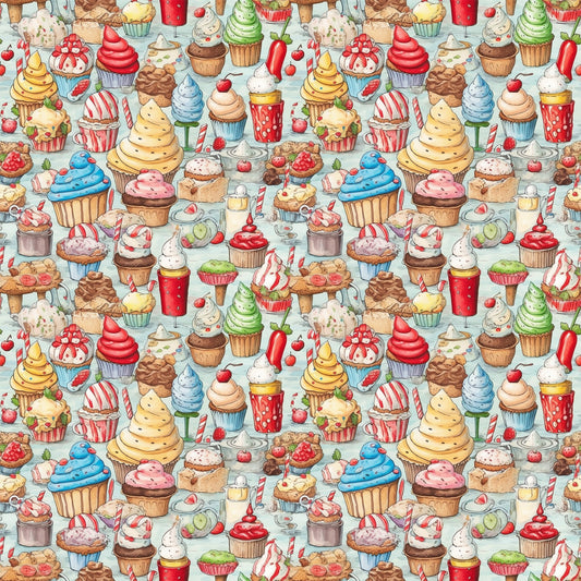 Birthday Bash Pattern 4 Quilting Cotton Fabric