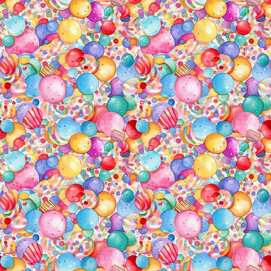 Birthday Bash Pattern 6 Quilting Cotton Fabric