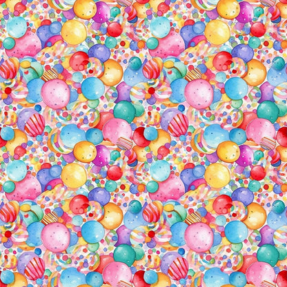Birthday Bash Pattern 6 Quilting Cotton Fabric