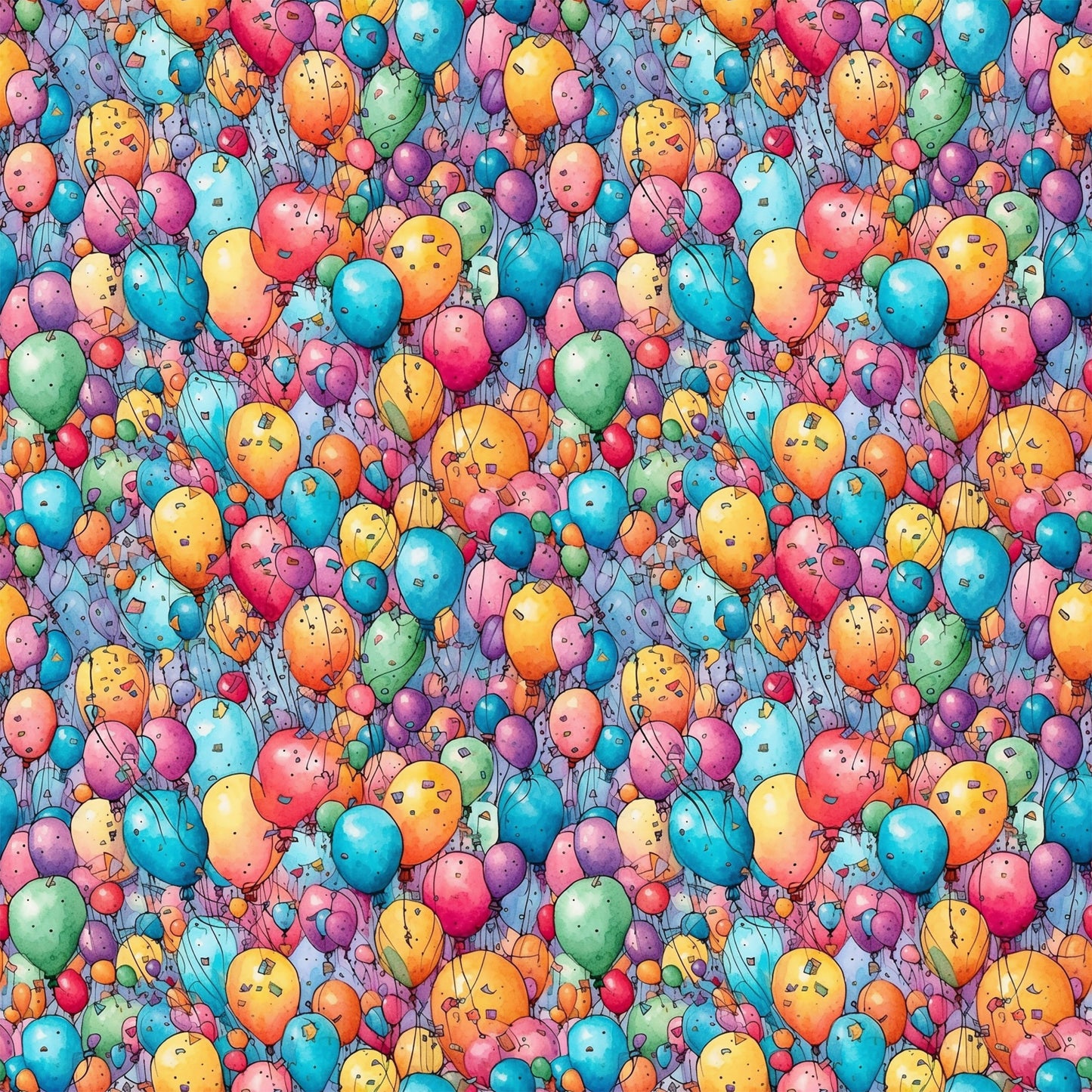 Birthday Bash Pattern 7 Quilting Cotton Fabric