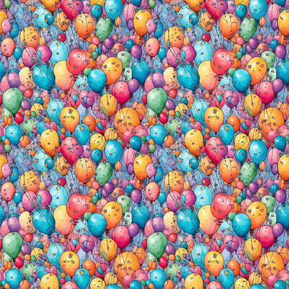 Birthday Bash Pattern 7 Quilting Cotton Fabric