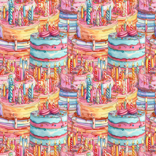 Birthday Bash Pattern 9 Quilting Cotton Fabric