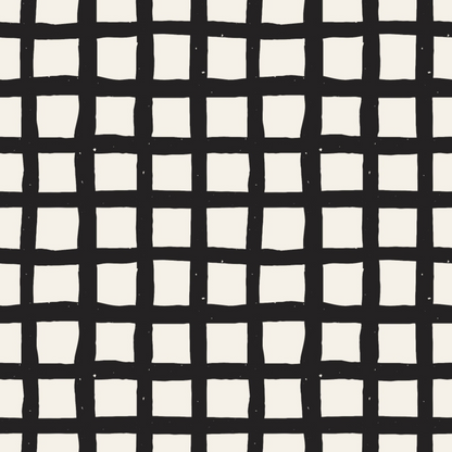 Black and White Doodles Pattern 1 Quilting Cotton Fabric