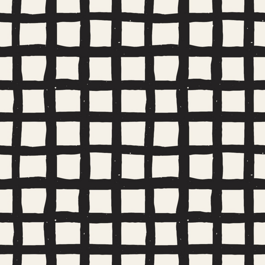 Black and White Doodles Pattern 1 Quilting Cotton Fabric