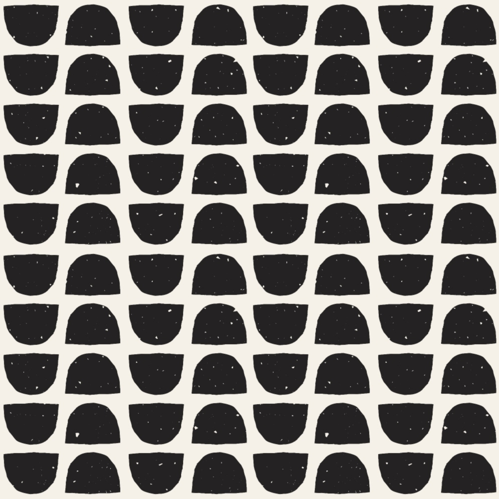 Black and White Doodles Pattern 15 Quilting Cotton Fabric