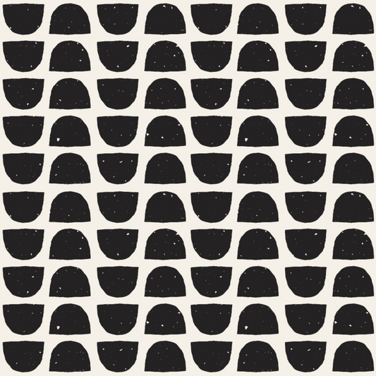 Black and White Doodles Pattern 15 Quilting Cotton Fabric