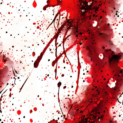 Blood Spatter Pattern 10 Quilting Cotton Fabric