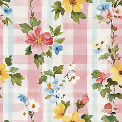 Blooming Bows Picnic Pattern 1 Quilting Cotton Fabric