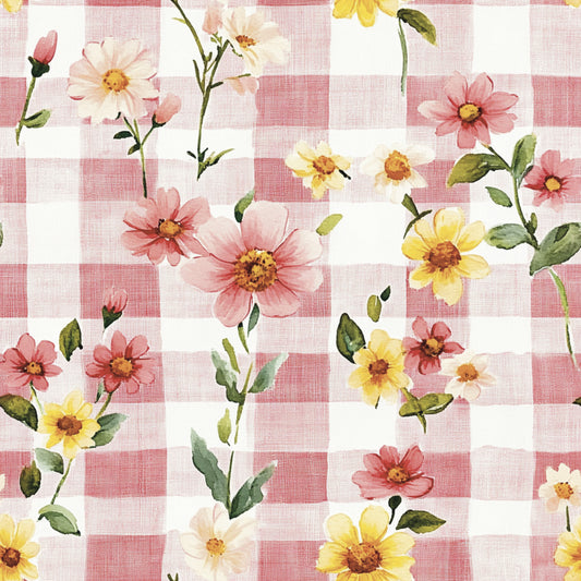 Blooming Bows Picnic Pattern 5 Quilting Cotton Fabric