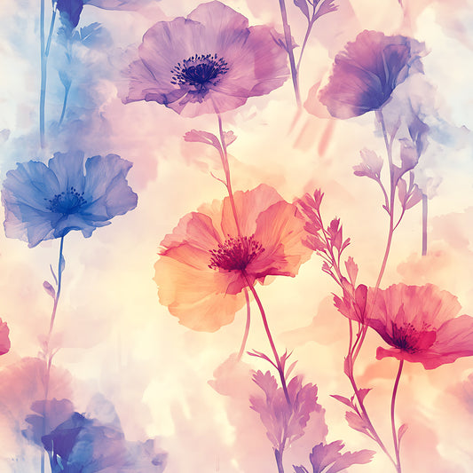 Blossom Mist Delight Pattern 14 Quilting Cotton Fabric