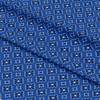 Blue Bandana Pattern 9 Quilting Cotton Fabric