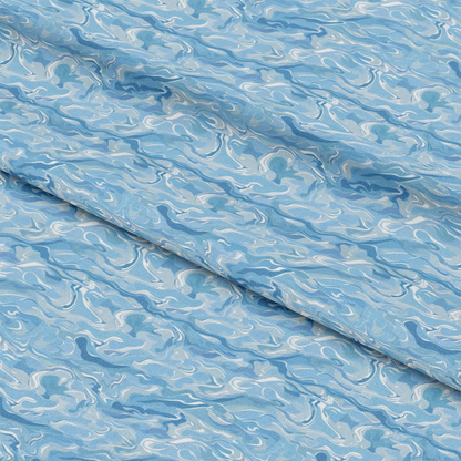 Blue Water Pattern 16 Quilting Cotton Fabric