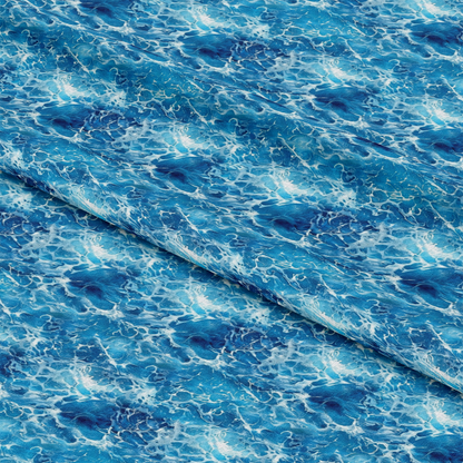 Blue Water Pattern 6 Quilting Cotton Fabric
