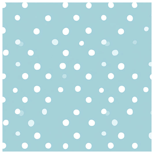 Blue Hydrangea Pastel Pattern 27 Quilting Cotton Fabric