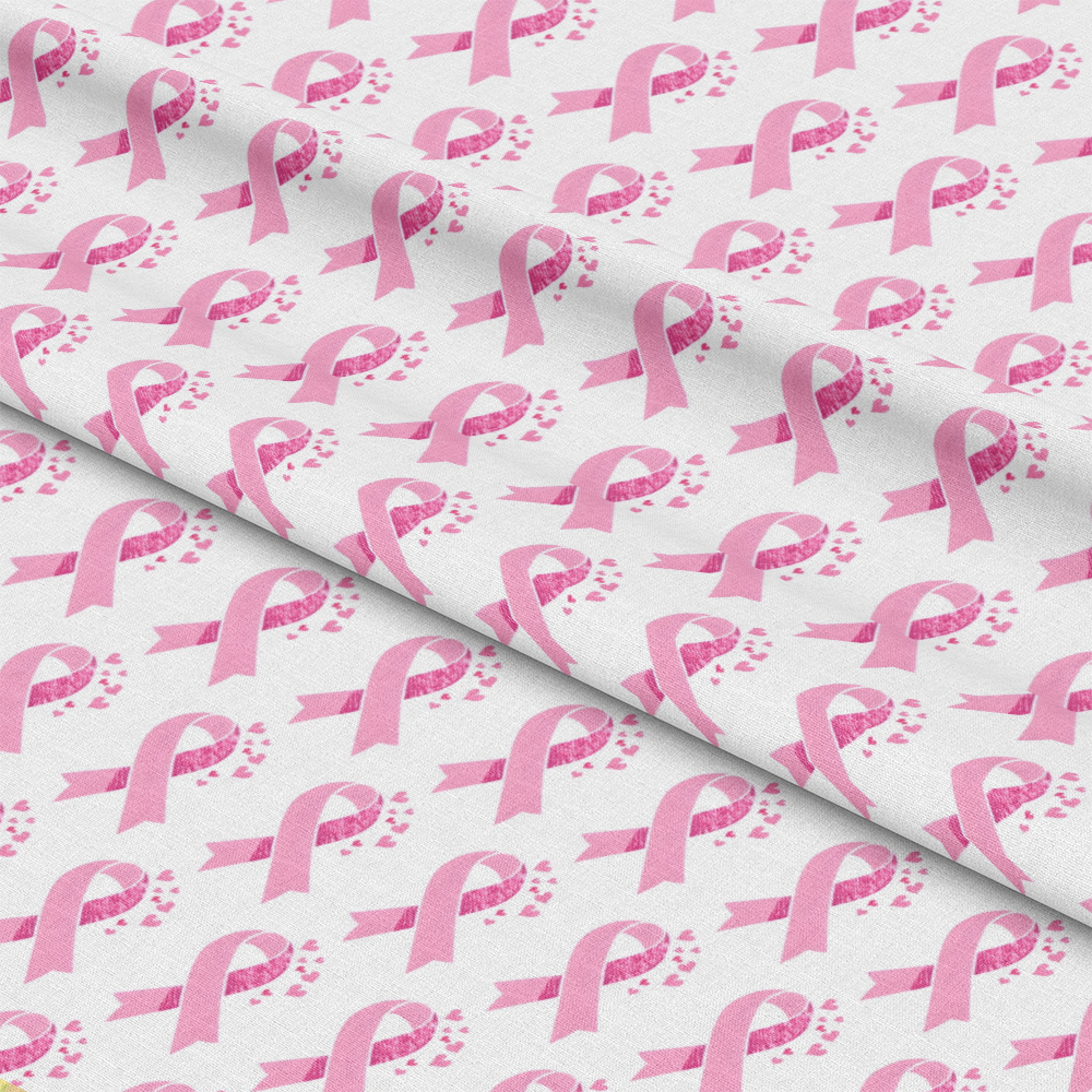 Breast Cancer Awareness Pattern 1 Quilting Cotton Fabric