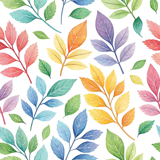 Bright Rainbow Pattern 1 Quilting Cotton Fabric