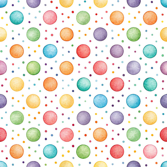 Bright Rainbow Pattern 14 Quilting Cotton Fabric