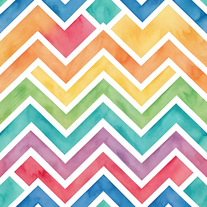 Bright Rainbow Pattern 3 Quilting Cotton Fabric