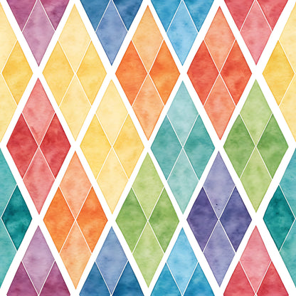 Bright Rainbow Pattern 5 Quilting Cotton Fabric