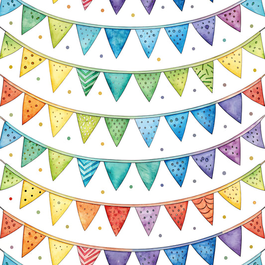 Bright Rainbow Pattern 9 Quilting Cotton Fabric