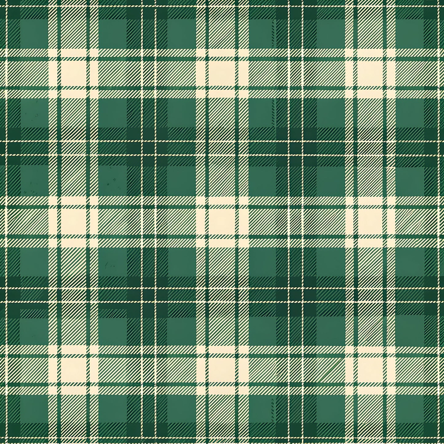 Buffalo Plaid Christmas Pattern 10 Quilting Cotton Fabric