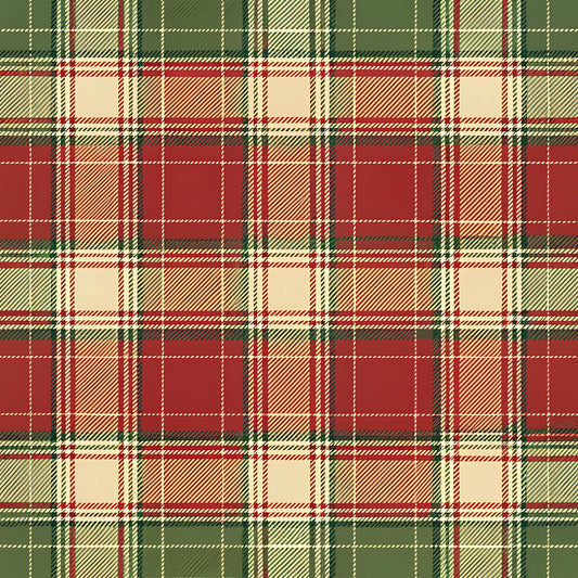 Buffalo Plaid Christmas Pattern 11 Quilting Cotton Fabric