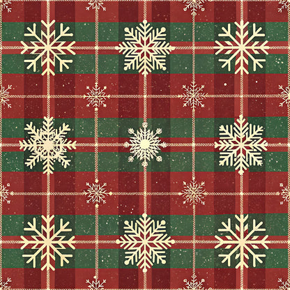 Buffalo Plaid Christmas Pattern 12 Quilting Cotton Fabric