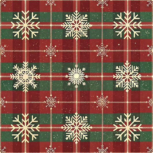 Buffalo Plaid Christmas Pattern 12 Quilting Cotton Fabric