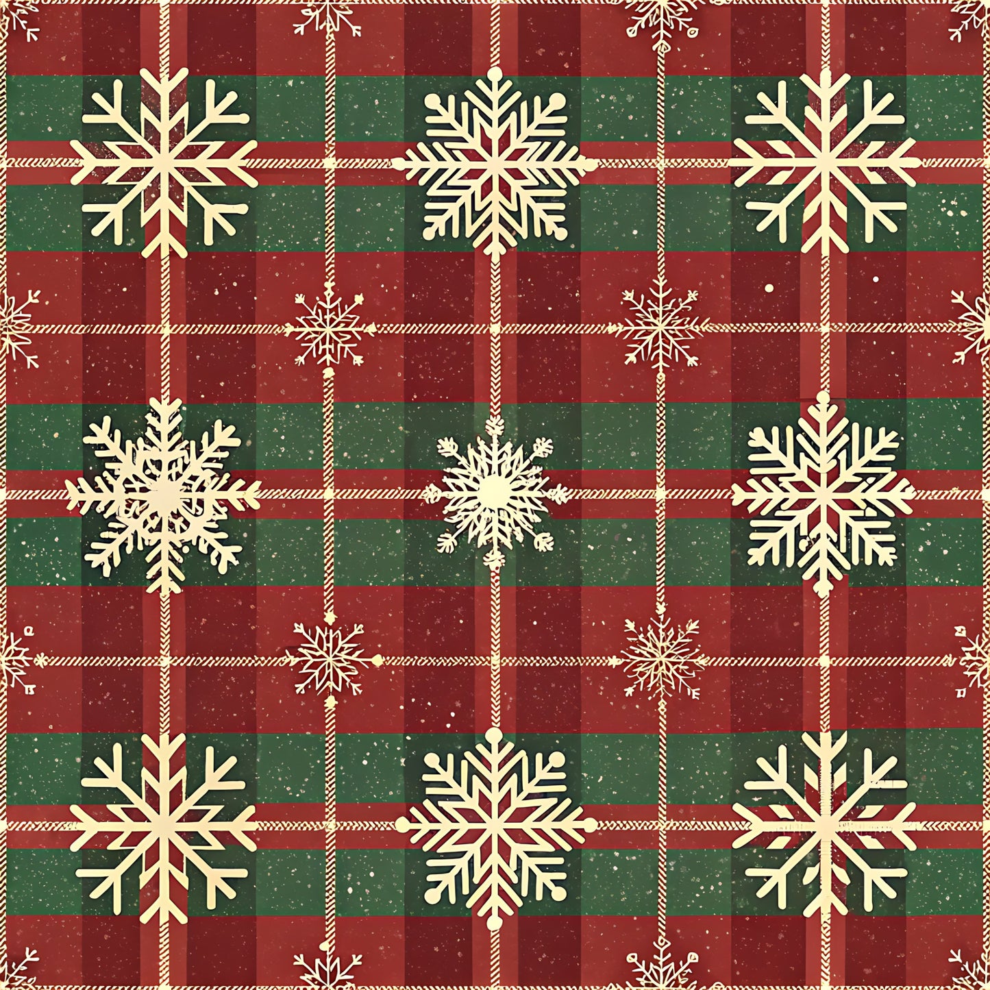 Buffalo Plaid Christmas Pattern 12 Quilting Cotton Fabric