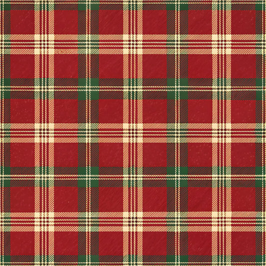 Buffalo Plaid Christmas Pattern 14 Quilting Cotton Fabric