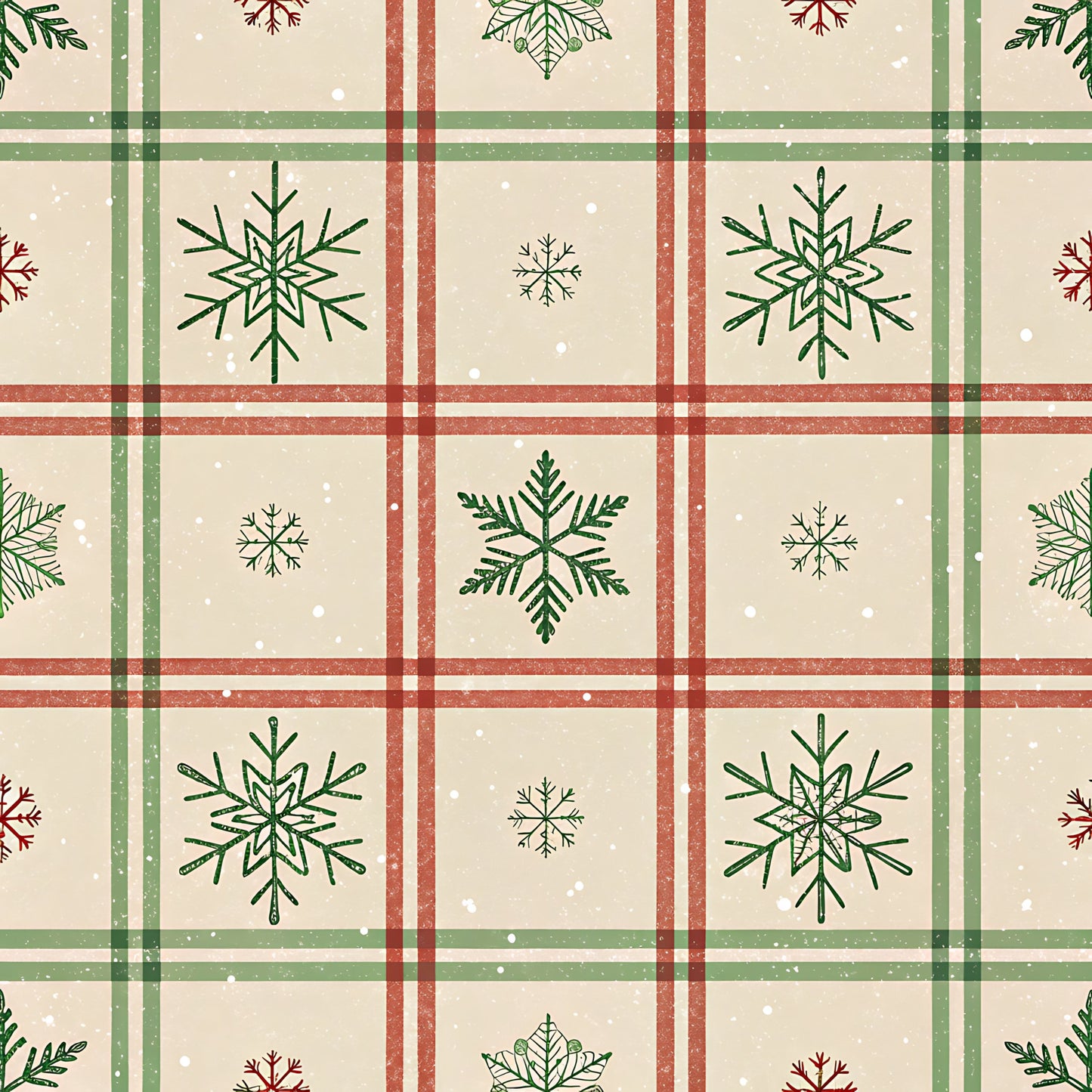 Buffalo Plaid Christmas Pattern 2 Quilting Cotton Fabric