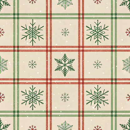 Buffalo Plaid Christmas Pattern 2 Quilting Cotton Fabric