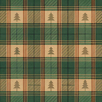 Buffalo Plaid Christmas Pattern 6 Quilting Cotton Fabric