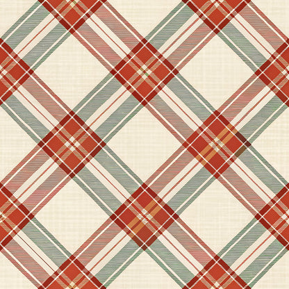 Buffalo Plaid Christmas Pattern 9 Quilting Cotton Fabric