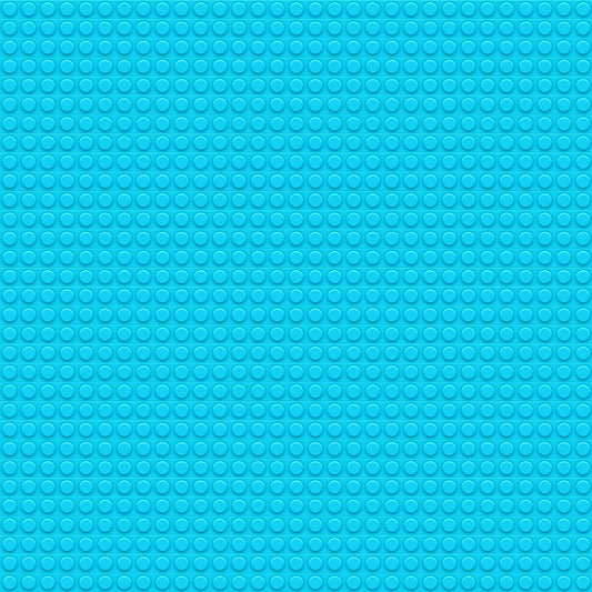 A blue surface with a grid of small, evenly spaced circular bumps.