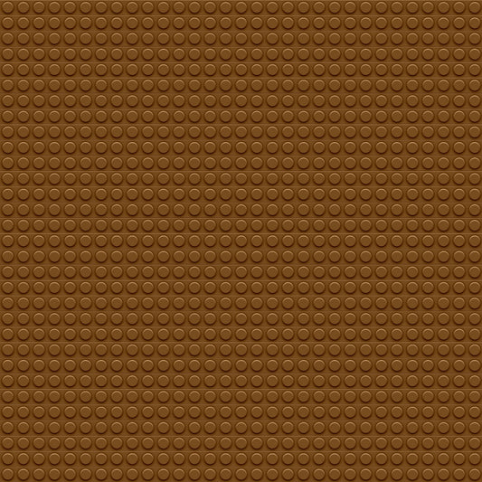 Brown textured surface with a pattern of small, round bumps arranged in a grid.