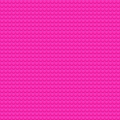 A textured pink surface with a pattern of small, evenly spaced circular bumps.