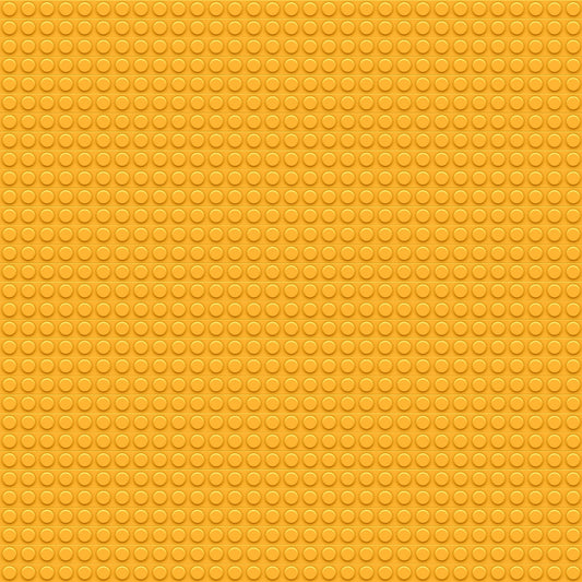 Yellow honeycomb pattern with circular, raised bumps in a regular grid.