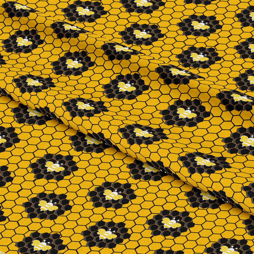 Bumble Bee Pattern 10 Quilting Cotton Fabric