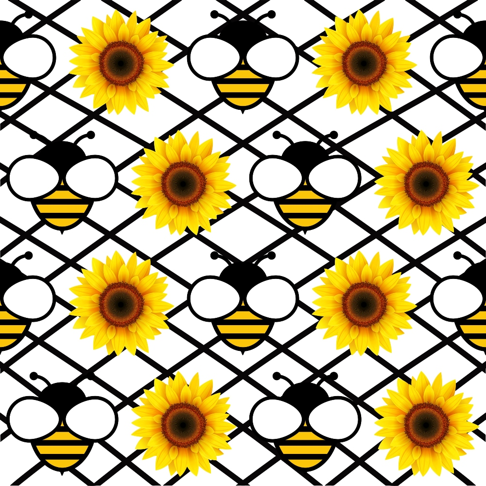 Bumble Bee Pattern 6 Quilting Cotton Fabric