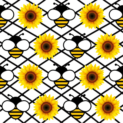 Bumble Bee Pattern 6 Quilting Cotton Fabric